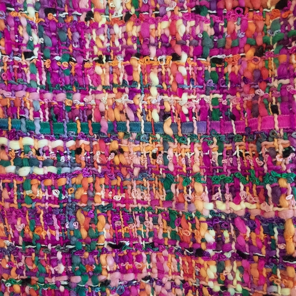 Boston Proper Pink Tweed Skirt - Picture 3 of 10